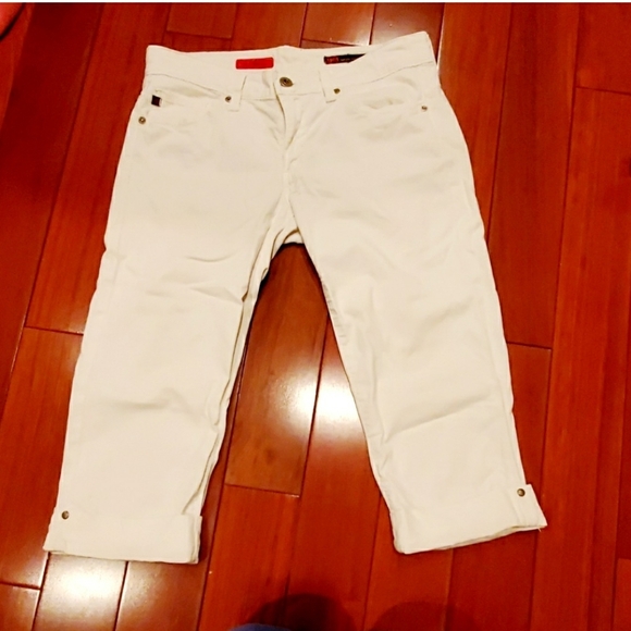 AG CAPRI WHITE PANTS - Picture 1 of 5